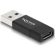 Delock Usb adapteris 3.2 Gen 2 Adapter Usb-A zu Usb-C Buchse aktiv Sw