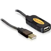 Delock Usb kabelis Usb-A  melns 82446 Kabel Usb-A Czarny
