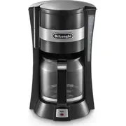 Delonghi Icm 15210.1 Black pilināms kafijas automāts Ekspres przelewowy Czarny