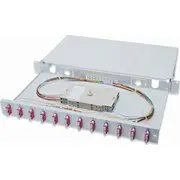 Digitus optiskās šķiedras panelis ar aprīkojumu. Sc. Om4 Panel