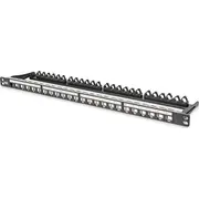 Digitus Patch tukšs panelis 19 24 ports 0.5U trapeces moduļiem Ral 9005 Panel pusty port do keystone