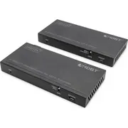 Digitus Zub Hdbaset paplašinātāja komplekts melns 150 M Extender Set black
