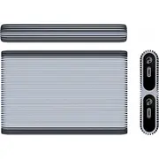 Diska kabata 2X M.2 SataNvme Usb -C 3.2 10Gbps pelēks Dyskowa Usb-C szara