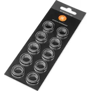 Ek ūdens bloki Ek-Kvantu griezes momenta krāsains gredzens 10-Pack Stc 10/13 sudrabs Water Blocks Ek-Quantum Torque Color Ring silber