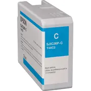 Epson tinte Sjic36PC Ciānas tintes kasetne Tusz tuszem Cyjan