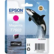 Epson tintes kasetne vivid fuksīna T 7603 N Tusz ink cartridge magenta