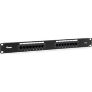 Equip Patchpanel 16X Rj45 Cat5E 19 1He ungeschirmt schwarz
