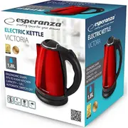 Esperanza Victoria Ekk113R Sarkanā tējkanna Czajnik Czerwony