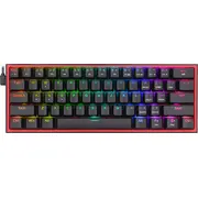 Fizz Red switch tastatūra K617-Rgb Klawiatura Redragon K617