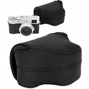 Fujifilm Fuji X100 Vi V F T S Xe5 X-E5 Oc-X100 Black vāciņa futrālis Pokrowiec Kabura Etui do