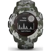 Garmin Instinct Solar Camo sporta pulkstenis pelēkzaļš 010-02293-06 Zegarek sportowy Szaro-Zielony