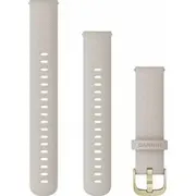 Garmin Quick Release 18 silikona plaukstas siksna Viegla smilšu/gaiši zelta sprādze 010-12932-0D Pasek silikonowy na nadgarstek jasnopiaskowy