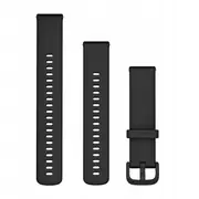 Garmin schnelwechsel-barband 20 mm silikons. Švarcs Schnellwechsel-Armband Silikon. Schwarz