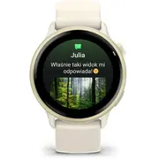 Garmin Vivoactive 6 sporta pulkstenis Cream 010-02985-01 Zegarek sportowy Kremowy