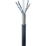 Gembird instalācijas kabelis Utp vītā pāra āra kats 6 vadu 305M melns Kabel instalacyjny kat. drut czarny