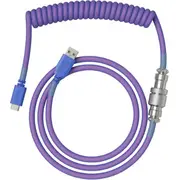 Glorious Pc Gaming Race Usb-A  Usb-C Usb Kabelis violets Glo-Cbl-Coil-Nebula Kabel Usb Usb-A Usb-C Fioletowy