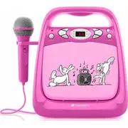 Gogen Boombox Bobkaraokep Pink Rabbit skaļrunis 8590393405404