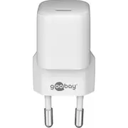 Goobay lādētājs Usb-C Pd Barošanas padeve ātrā lādētāja nano 30 W balts Power Delivery Fast Charger