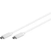 Goobay Usb-C  Usb-C Usb Kabelis balts 67194 Kabel Usb Usb-C