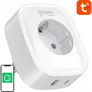 Gosund Smart Wifi/Bluetooth ligzda Sp6 16A Usb-C 20W Tuya Inteligentne gniazdko