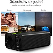 Green Cell 24V/230V 1000W pārveidotājs Przetwornica