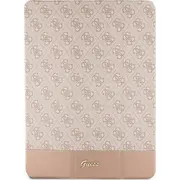 Guess 4G Stripe planšetdatora maciņš iPad 10.2 rozā Etui na tablet do