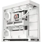 Havn hs 420 pc-gehuse. midi-tower. e-atx. tempeed stikla-wei Hs Pc-Gehuse. Midi-Tower. E-Atx. Tempered Glass wei
