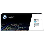 Hp 658X ciāna tonera oriģināls 124510 Toner Cyan