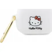 Iegūts Hello Kitty Hkap23Dkhsh Airpods Pro 2 2022/2023 vāciņš balts/balts Silikona 3D Head Sourcing cover white/white Silicone