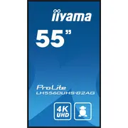 Iiyama Signage Displeja Digitālā tabula A 139.7 cm 55 Led Wi-Fi 500 Cd/M² 4K Ultra Hd Black iebūvēts Android 11 24/7 procesors Lh5560Uhs-B2Ag signage display Cyfrowa tablica Czarny Procesor wbudowany