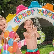 Intex Candy piepūšamais rotaļu laukums 295X191Cm 57149 Dmuchany plac zabaw Cukierek