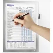 Izturīgs Durable Duraframe Magnetic Note 1 A4 sudraba silber