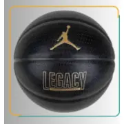 Jordan Legacy 2.0 8P ieejas/izejas bumba J1008253-051 melns 7 In/Out Ball Czarne