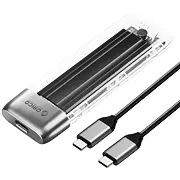 Kabatas apvalks Txm2-C3 M.2 Nvme Usb-C Drive Obudowa na dysk 10Gb/S szara