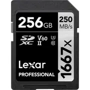 Karta Lexar Professional 1667X Sdxc Lsd256Cb1667 Gb Class Uhs-Ii/U3 V60
