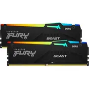 Kingston Fury Beast Rgb atmiņa. Ddr5. 16 Gb. 6000 Mhz. Cl30 Kf560C30Bbeak2-16 Rgb. 6000Mhz.