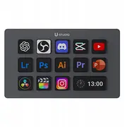 Konsoles transmisijas kontrolieris 14 taustiņiem Ulanzi Stream klāja studijai Konsola Kontroler Transmisji Do Studia Klawiszy Deck D200H