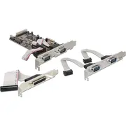 Kontroler Delock Pcie 4X Rs-232 Db9 Lpt Db25 89177 X1