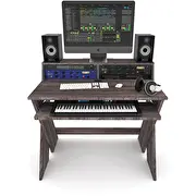 Krāšņs skaņas galds kompakts valrieksts Glorious Sound Desk Compact Walnut