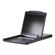 Kvm Athens slēdzis. 48 Cm Tft. Vga. Ps/2-Usb. 8 porti. Ch sistēma Aten Cl1308N. cm