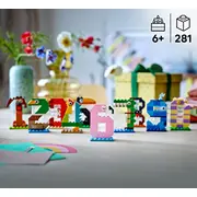 Lego ekskluzīvi dzimšanas dienas numuri 40807 Exclusive Urodzinowe cyferki