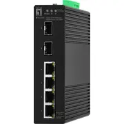 Levelone slēdzis Igs-2106 tīkla saites pārvaldītas L2 Gigabit Ethernet 10/100/1000 melns Switch sieciowe Czarny