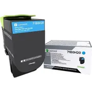Lexmark 71B0H20 ciāna toneris. oriģināls Toner Cyan