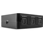 Lindy 3 portu optiskais audio sadalītājs Port Optical Audio Splitter