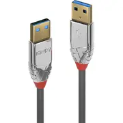 Lindy Usb-A Usb kabelis pelēks 36625 Kabel Szary