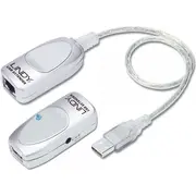 Lindy Usb  sudraba krāsā 42805 Adapter Usb Rj45 Srebrny