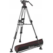 Manfrotto statīva komplekts 645 Carbon Fast Twin galva 608 centrs Statyw Zestaw