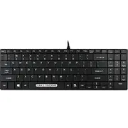 ManMachine Its Cool Keyboard zema profila tastatūra Melna Klawiatura niskoprofilowa klawiatura czarna