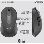 Mouse Graphite 910-006348 Mysz Logitech M650 Grafitowy