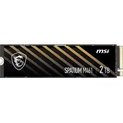 Msi Nvme Ssd S78-440Q550-P83 Dysk Ssd Spatium M461 2Tb M.2 Pci-E x4 Gen4 Nvme
